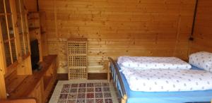 Postel nebo postele na pokoji v ubytování Haus Elsbeere