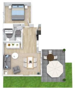 Κάτοψη του Ferienwohnung Lee West 2 1 +6 φωτογραφίες