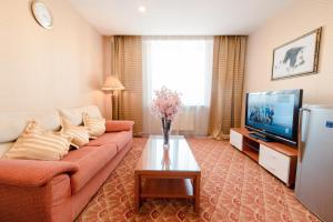 TV a/nebo společenská místnost v ubytování Springs Hotel Ulaanbaatar