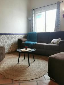 Posezení v ubytování L'auberge Camarguaise