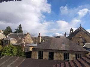 a view from the roof of a building at Self Catering Studio in Juniper Green