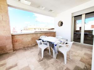 Balkón nebo terasa v ubytování Quadrilocale Dafne in centro città in Salento