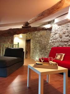 Posezení v ubytování Chambre d'hôtes La terrasse de Sabatas
