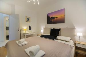 Postel nebo postele na pokoji v ubytování Apartment Marica