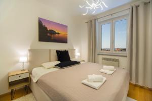 Postel nebo postele na pokoji v ubytování Apartment Marica