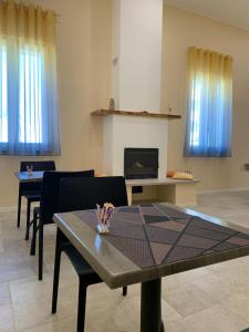 Posezení v ubytování B&B Mercadante