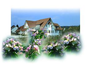 Zahrada ubytování Apfelblüte bed & breakfast 8 km vom Bodensee