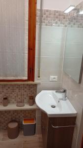 Koupelna v ubytování Casa di Igor