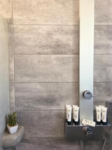 A bathroom at Aeron Suites