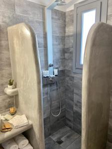 A bathroom at Aeron Suites