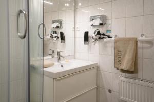 Koupelna v ubytování Hotel Zur Mühle