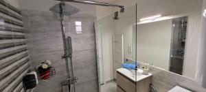 Kúpeľňa v ubytovaní A Bringás Apartman