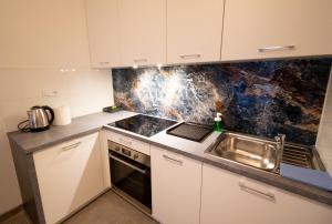 Kuchyňa alebo kuchynka v ubytovaní Apartament Charlie
