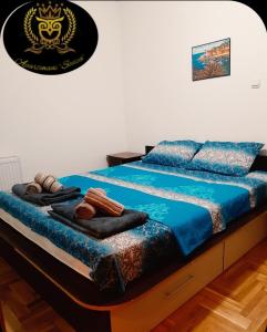 Katil atau katil-katil dalam bilik di Apartmani Sovica