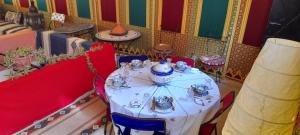 Restaurace v ubytování Riad Dar Lemdrssa