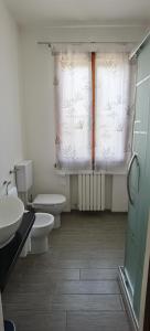 Koupelna v ubytování B&B A'la Funtäna