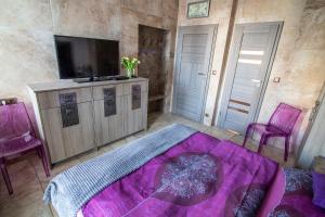TV a/nebo společenská místnost v ubytování Apartamenty Gdynia City Center