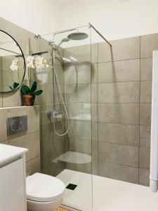 Et badeværelse på Casa do Cerro Rental