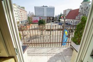 Balkón nebo terasa v ubytování Apartamenty Gdynia City Center