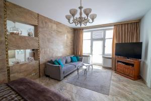 TV a/nebo společenská místnost v ubytování Apartamenty Gdynia City Center
