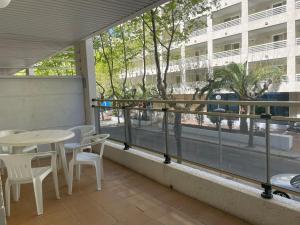 A balcony or terrace at Apartamento Michelangelo