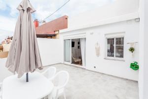 Balkón alebo terasa v ubytovaní Ático con espectacular terraza y vistas al mar
