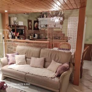 Posezení v ubytování Lavendel Apartman