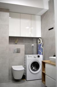 Koupelna v ubytování Apartament Centrum Białystok