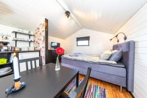 Kuchyň nebo kuchyňský kout v ubytování B&B Olsegården + 31 fotografií