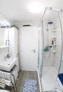 Koupelna v ubytování Holiday House JASNICA