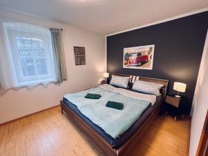 Posteľ alebo postele v izbe v ubytovaní Apartment Ausseerland - willkommen bei Freunden