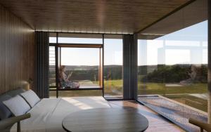Posezení v ubytování NANO Eco-Hostel