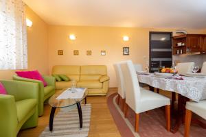 Posezení v ubytování GOLDEN HOPE 4+1 APARTMENT KRK