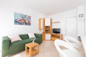 TV a/nebo společenská místnost v ubytování Apartment Julijana