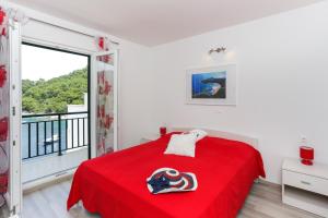 Postel nebo postele na pokoji v ubytování Apartments Posta