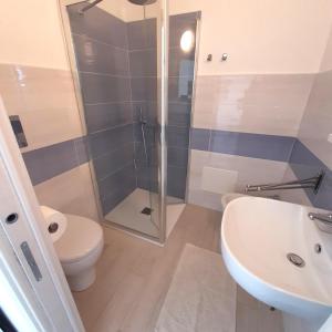 Koupelna v ubytování B&B La Carminella