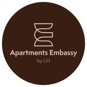 a logo for the departments embassy by lhi at Apartments Embassy by LH in Prague