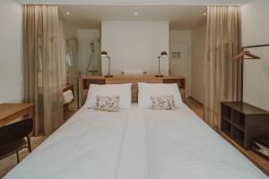 Burghotel Schlaining客房内的一张或多张床位