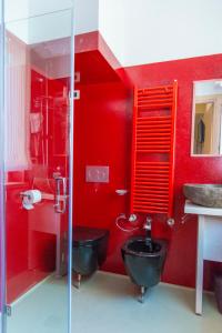 Vonios kambarys apgyvendinimo įstaigoje Affittacamere Bardolino