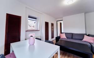 Posezení v ubytování Domki Nad Stawami Apartament