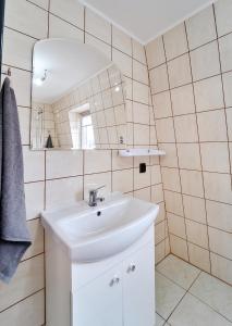 Koupelna v ubytování Domki Nad Stawami Apartament