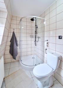 Koupelna v ubytování Domki Nad Stawami Apartament