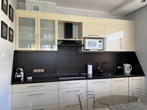 Kuchyňa alebo kuchynka v ubytovaní Apartament Przy Plaży