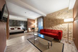 Cama o camas de una habitación en Castilla Termal Burgo de Osma