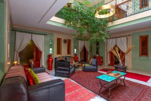 Oleskelutila majoituspaikassa Riad l'Heure d'Eté