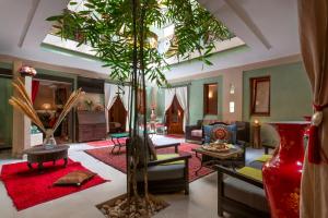 Oleskelutila majoituspaikassa Riad l'Heure d'Eté