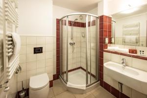 Kúpeľňa v ubytovaní Hotel Słoneczny Młyn