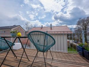 Balkón nebo terasa v ubytování Ferien in Bad Aibling