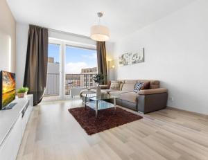 Istumisnurk majutusasutuses Sunflower - Modern large charming apartment with balcony +5 fotot