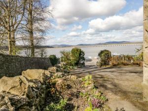 a view of the water from the house at Crow's Nest in Carnforth